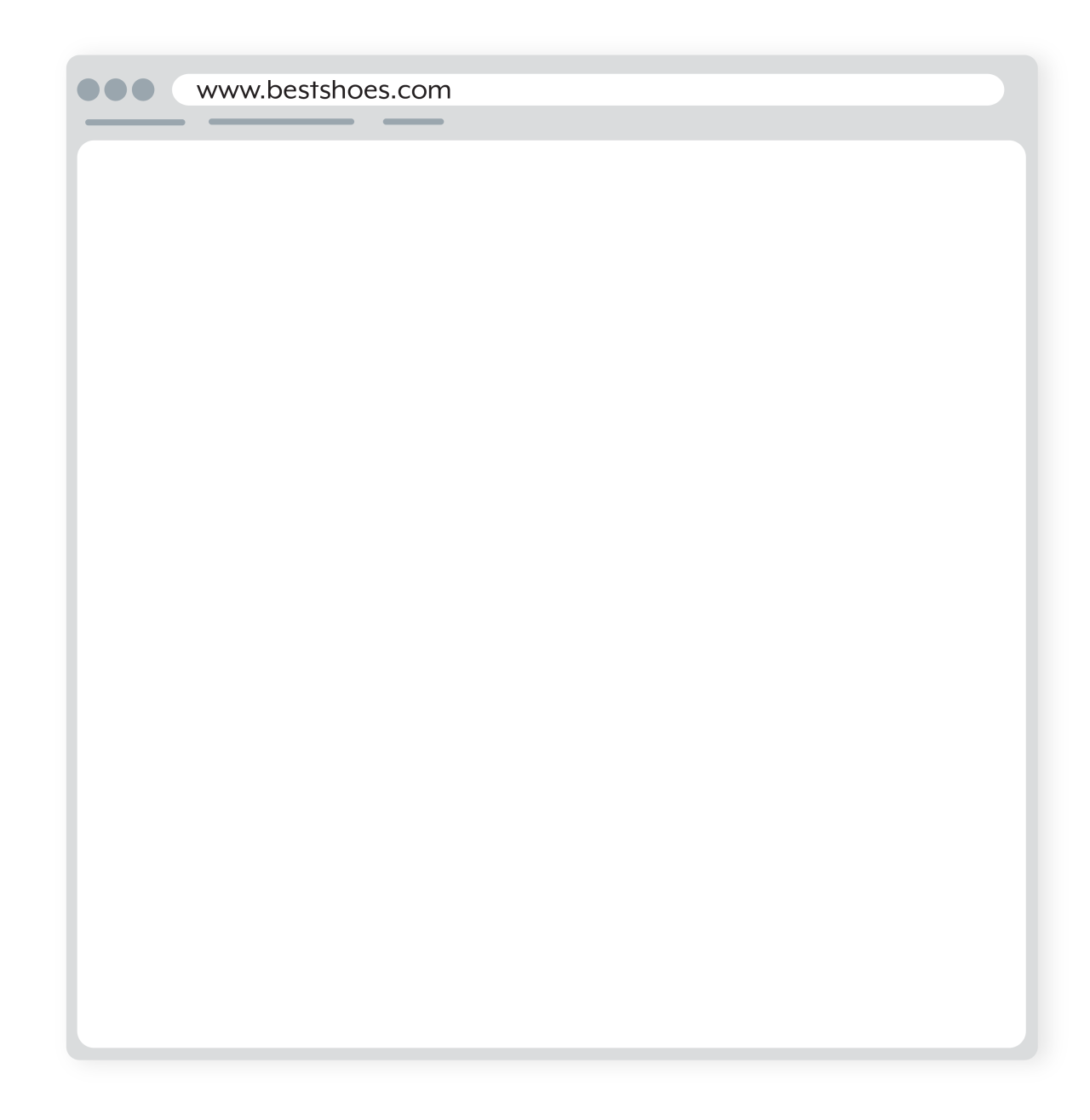 blank webpage with URL bestshoes.com