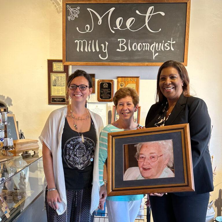 AG James at millies bloomquist