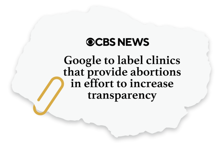 cbs news clipping about google