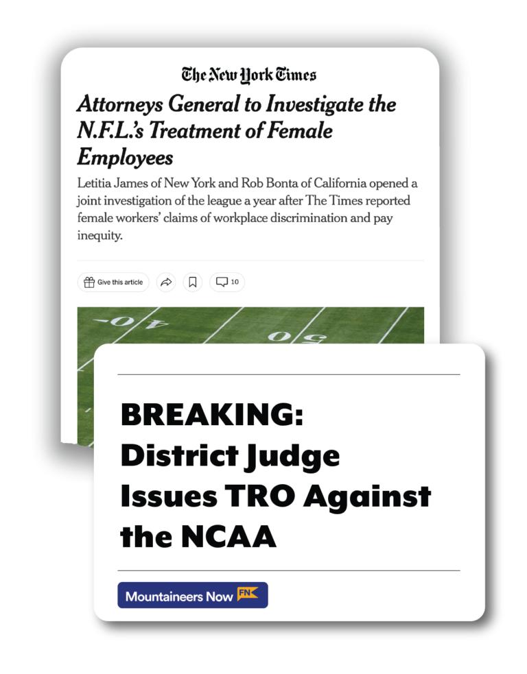 NYT news clipping on N.F.L's treatment of female employees