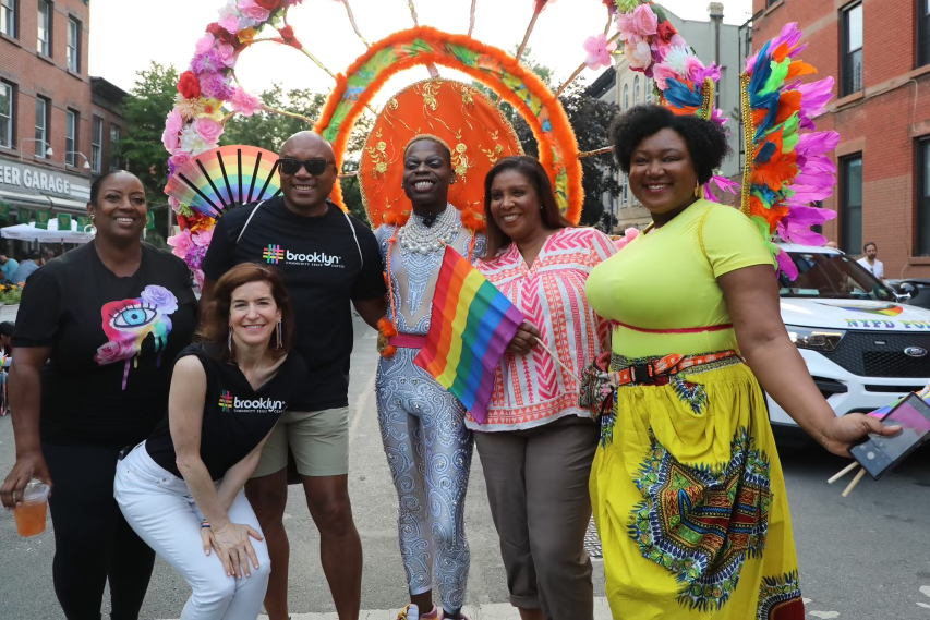 AG James at pride parade