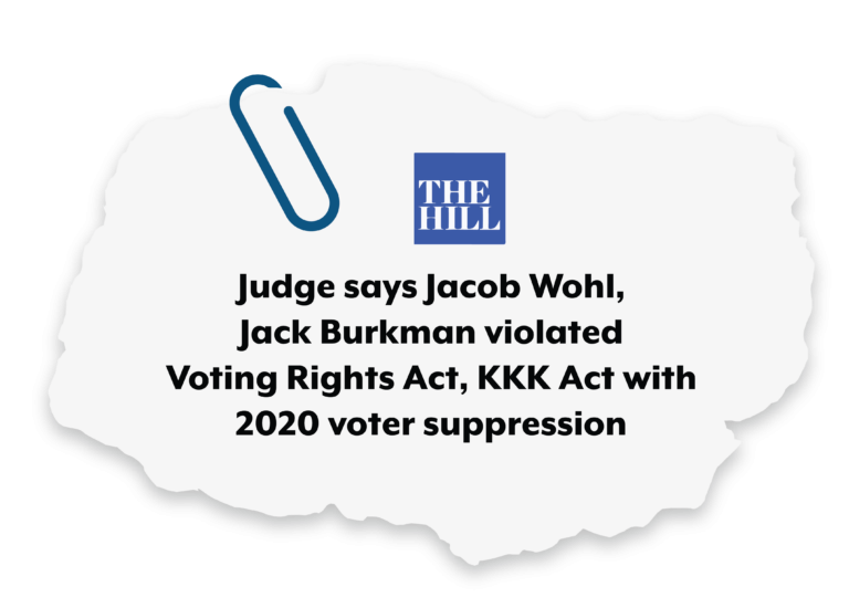 The Hill news clipping