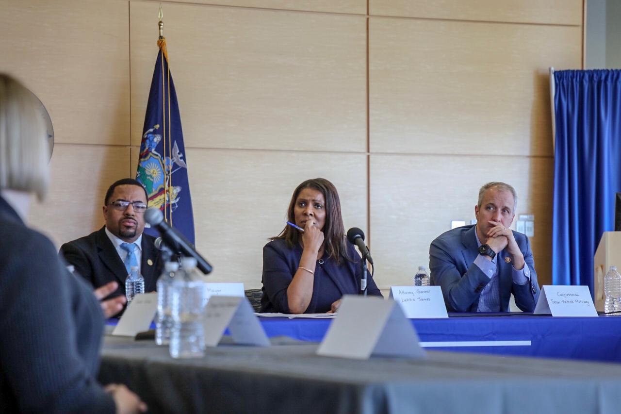 AG James roundtable on opioid epidemic