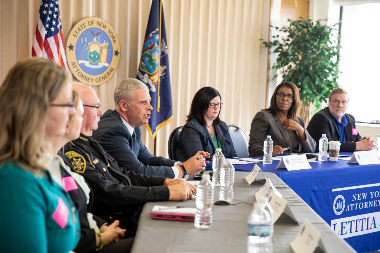 AG James roundtable on opioid epidemic