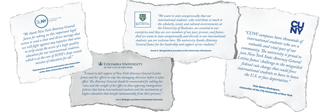 academic news clippings on supporting international students