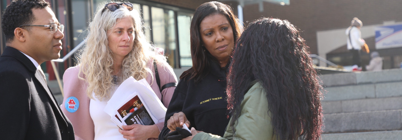 AG James with others