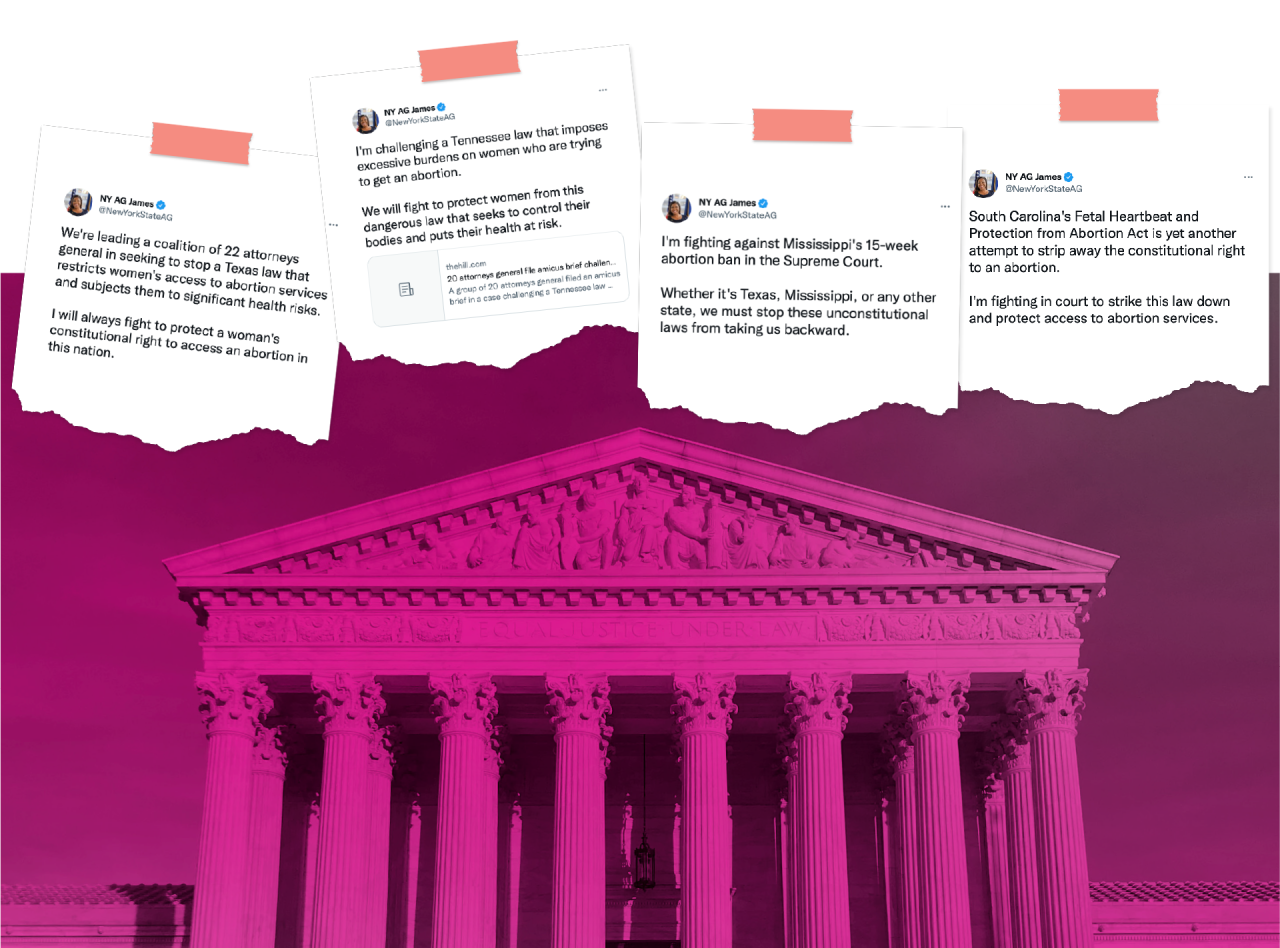 AG tweets on reproduction rights