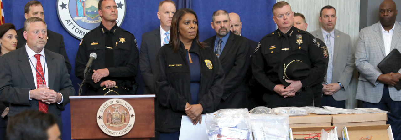 AG James and others addressing dangerous guns