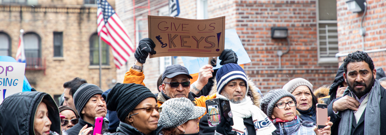 Tenants Rights protest