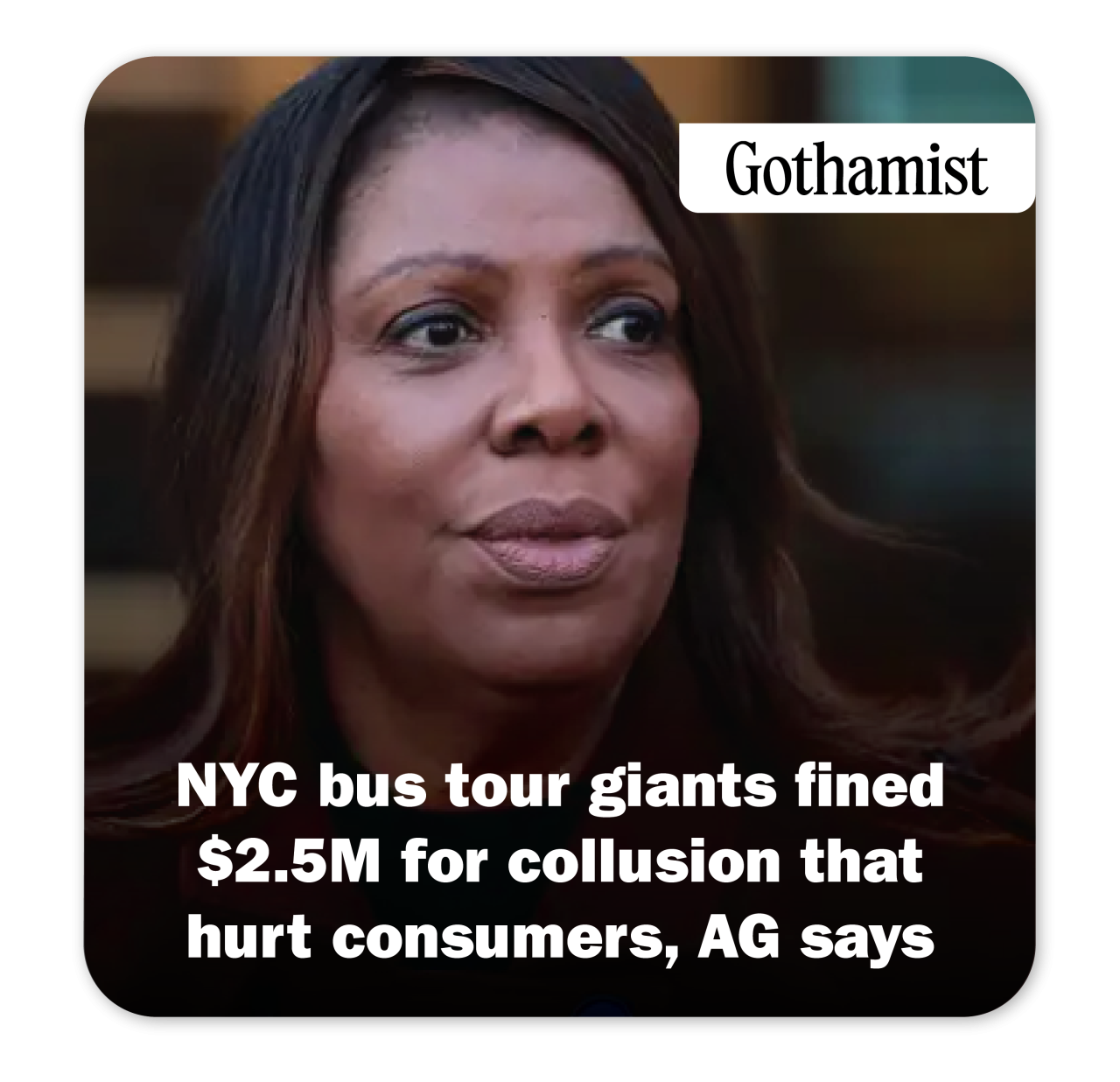 Gothamist: NYC bus tour giants fined $2.5M for collusion that hurt consumers, AG says
