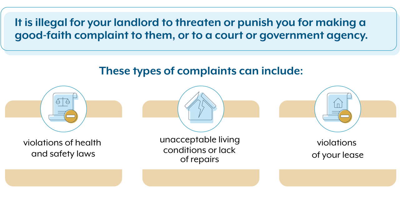 Good-faith types of complaints