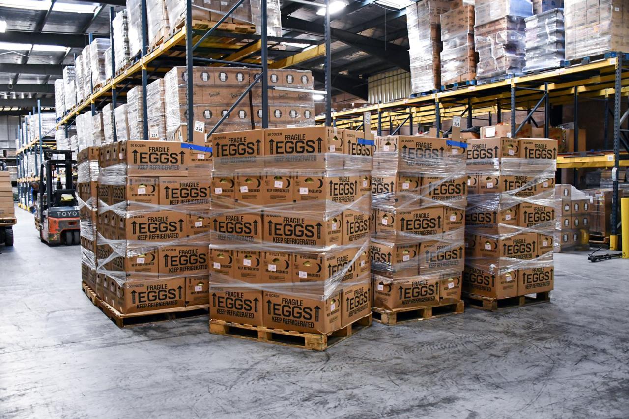 More than 140,000 eggs delivered to FeedMore Western New York that will be distributed throughout Western New York