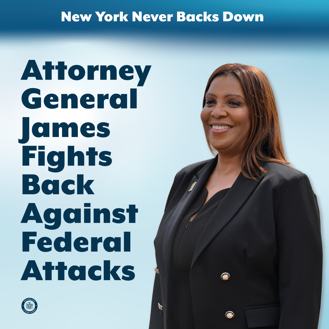 Attorney General James Fights Back Against Federal Attacks