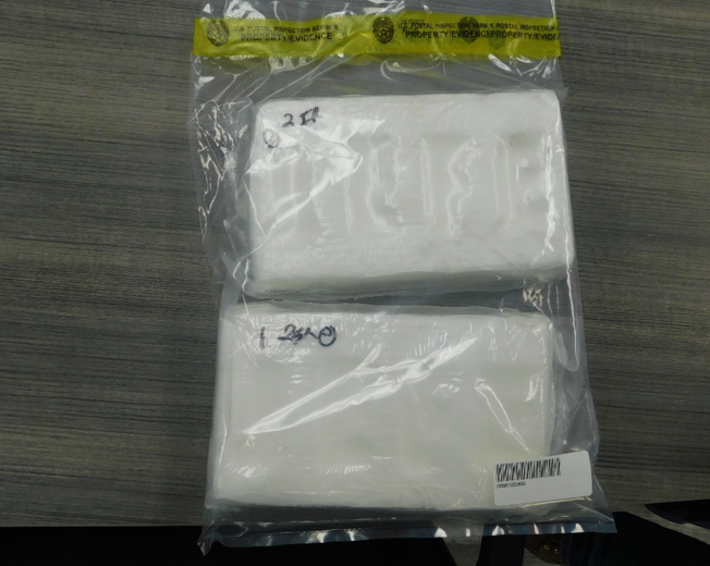 Bags of cocaine seized in the investigation. 